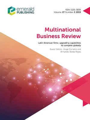 cover image of Multinational Business Review, Volume 27, Number 2